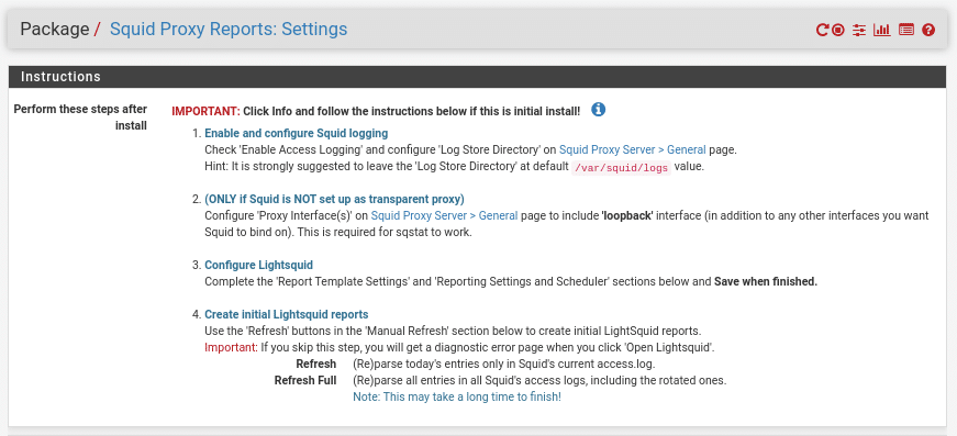 squidguard configuracion reportes