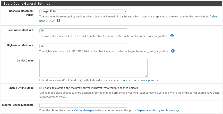 squid configuracion general cache