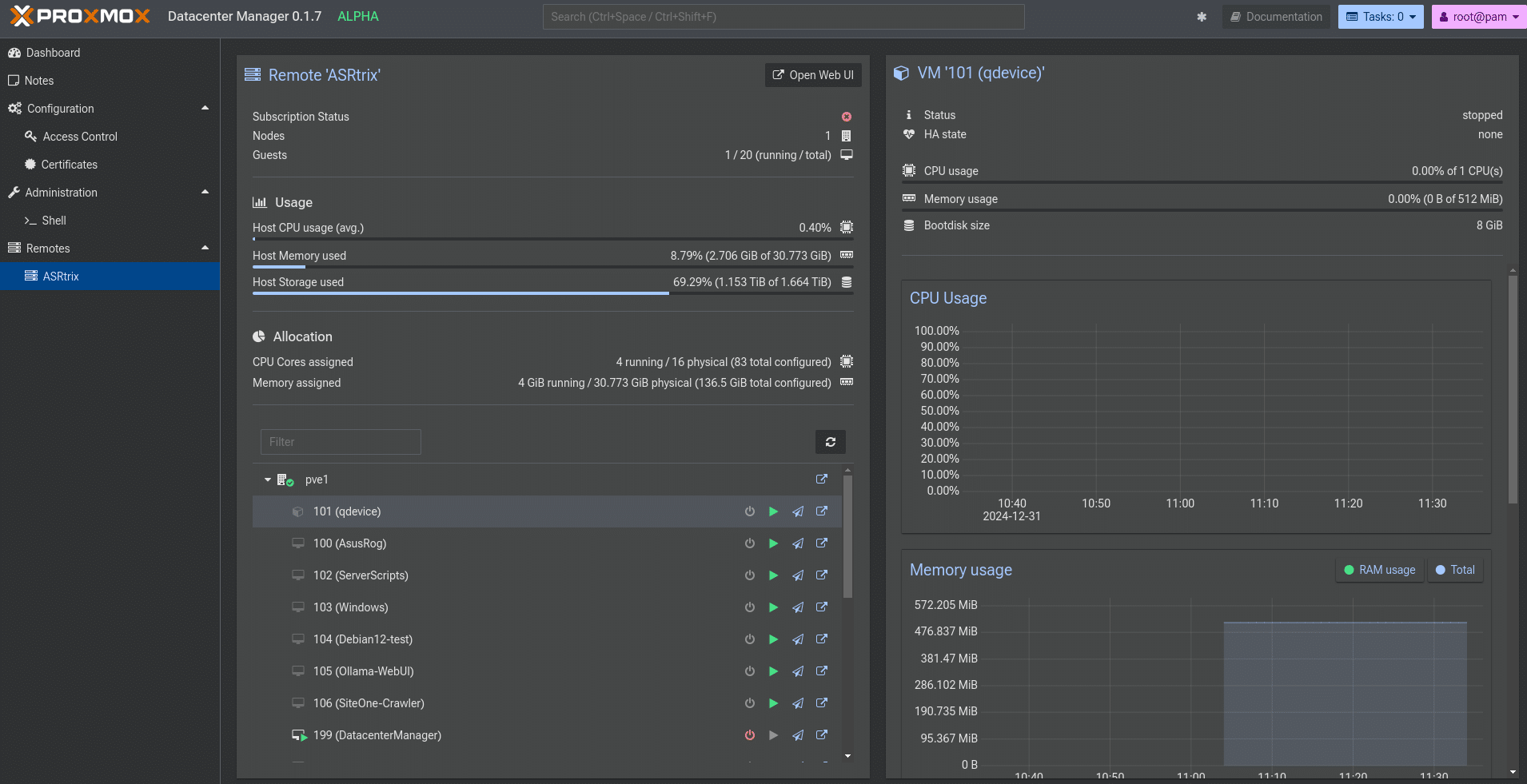 Proxmox Datacenter Manager PDM LBT
